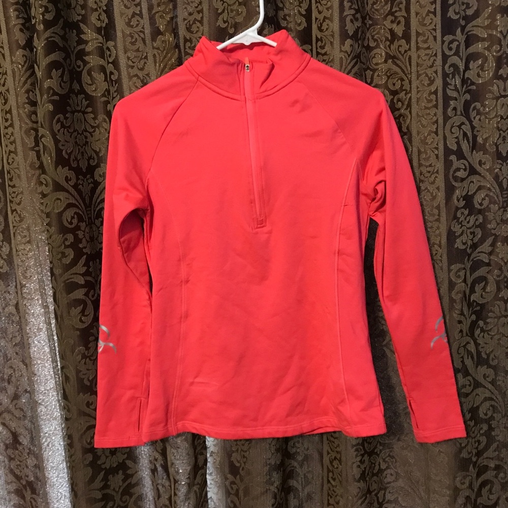Pink exercise zip up hoodie - Picture 3 of 8